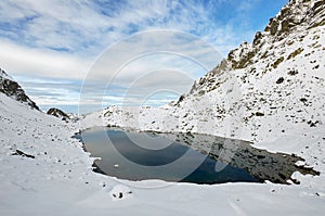 Landscape in Slovak High Tatras