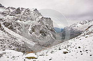 Landscape in Slovak High Tatras
