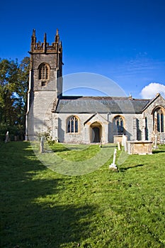 Landscape of small church