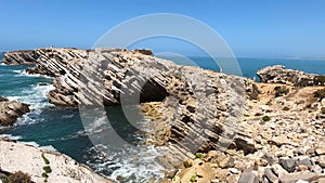Landscape in the small peninsula of Baleal in the municipality of Peniche, Portugal