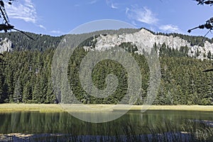 Landscape of Smolyan lakes at Rhodope Mountains, Bulgaria