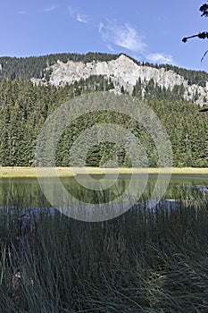 Landscape of Smolyan lakes at Rhodope Mountains, Bulgaria