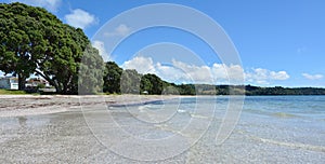 Landscape of Snells Beach near Warkworth New Zealand