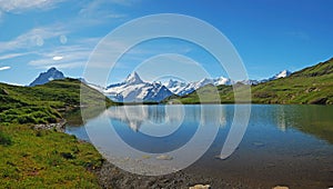 Landscape of the snow mountain