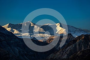 Landscape of Snow mountain in Luozha County, Shannan City, Tibet, China photo