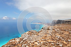 Landscape of Socotra island, Yemen