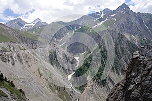 Landscape between Sonamarg and Kargil in Ladakh, India