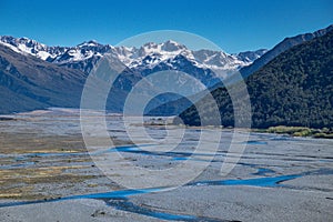 Landscape of South Island of New Zealand