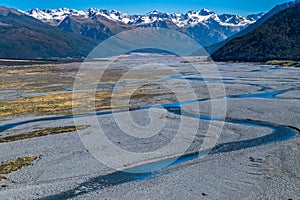 Landscape of South Island of New Zealand