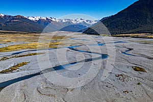 Landscape of South Island of New Zealand