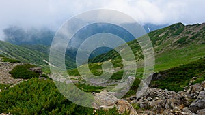 Landscape of Southern Japan Alps