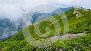 Landscape of Southern Japan Alps