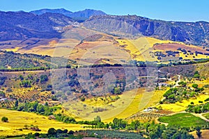 Landscape in Southern Spain.