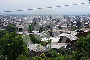 Landscape in Srinagar in Kashmir, India