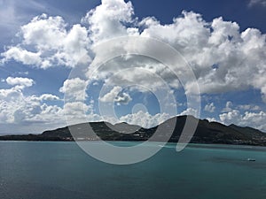 A landscape of St. Maarten