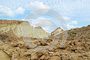 Landscape of Stars Valley mountains , Qeshm Island, Iran