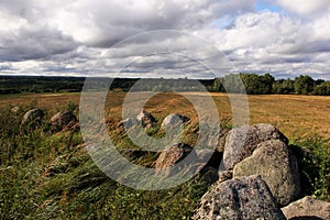 Landscape with stones