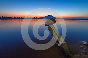 Landscape sunset Sungai Kapuas Kalimantan barat