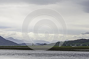 Landscape surrounding Castle Eilean Donan
