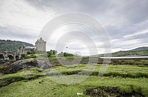 Landscape surrounding Castle Eilean Donan