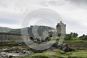 Landscape surrounding Castle Eilean Donan