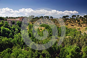 Landscape of the surroundings of Segovia