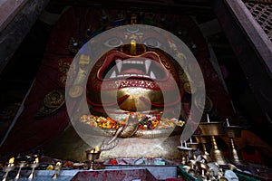 A landscape of Swet Bhairav at Kathmandu Durbar Square, Nepal