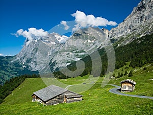 Landscape in Switzerland Alps