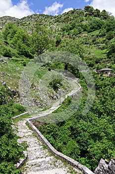 Landscape in Syrrako village, Epirus, Greece