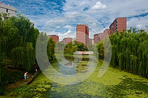 The landscape of Taihu lake