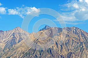 The landscape of Takht-e Soleyman mountains from west side photo