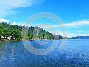 Landscape of talaga lake photo