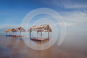 Landscape at tanjung pakis beach