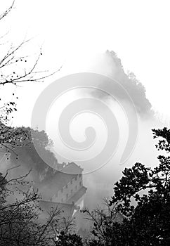 Landscape of taoist and zen photo