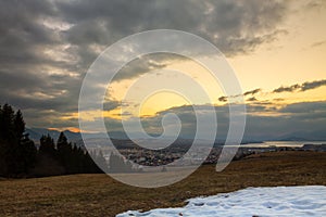 Landscape of Tatra Mountain.