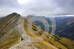 Landscape of Tatra mountains in Poland