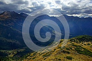 Landscape of Tatras mountain in Poland