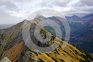 Landscape of Tatras mountain in Poland