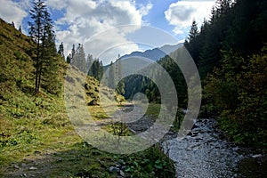 Landscape of Tatras mountain in Poland