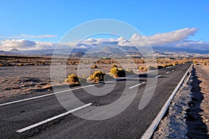 Landscape in Tenerfe Tropical Volcanic Canary Islands Spain