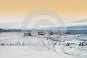 Landscape Thinkvallir, Iceland