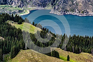 Landscape of Tianshan Tianchi Scenic Area, Xinjiang