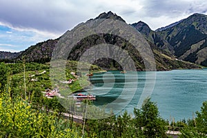 Landscape of Tianshan Tianchi Scenic Area, Xinjiang