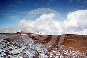 Landscape in tibetan plateau