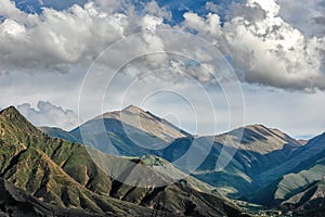 The landscape of Tibetan Plateau in Tibet