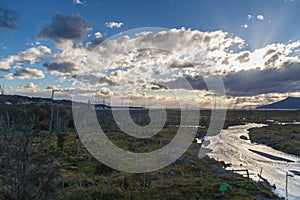 Landscape of Tierra del Fuego island, Argenti
