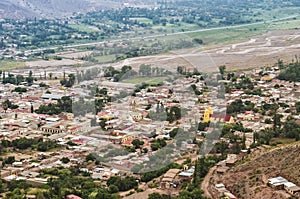 Landscape of Tilcara village in Jujuy - Argentina photo