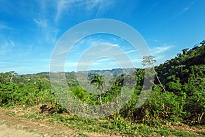 Landscape of Topes de Collantes, Cuba photo