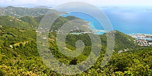 Landscape of Tortola - BVI photo