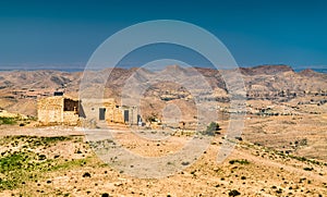 Landscape at Toujane, a Berber mountain village in southern Tunisia